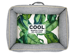 Instachew Memory Foam Reversible Cooling and Warming Pet Bed