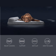 Instachew Memory Foam Deep Sleep Dog and Cat Bed