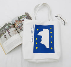 Henri Matisse Canvas Tote Shoulder Eco Bag-White K
