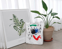 Henri Matisse Canvas Tote Shoulder Eco Bag-White H