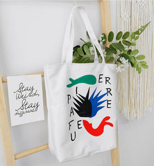 Henri Matisse Canvas Tote Shoulder Eco Bag-White H