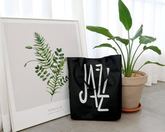 Henri Matisse Canvas Tote Shoulder Eco Bag-Jazz Black