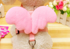 Angel Wings Pet Leash Harness Set For Dog Cat-Pink