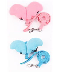 Angel Wings Pet Leash Harness Set For Dog Cat-Blue