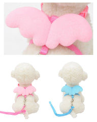 Angel Wings Pet Leash Harness Set For Dog Cat-Pink