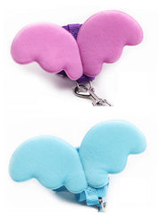 Angel Wings Pet Leash Harness Set For Dog Cat-Blue