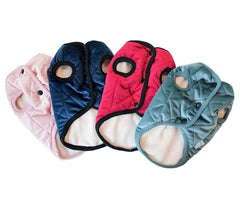 Dog & Cat Quilted Jacket Vest For Small Breeds (Blue)