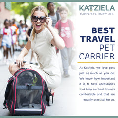 Katziela Airline Approved Wheeled Dog & Cat Carrier