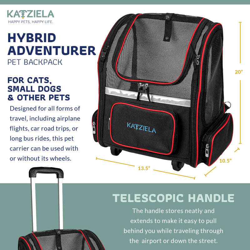 Katziela Hybrid Adventurer Dog & Cat Carrier
