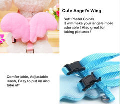 Angel Wings Pet Leash Harness Set For Dog Cat-Pink