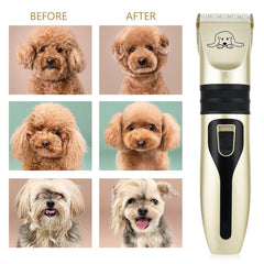 Dog Clippers Cordless Grooming Kit Rechargeable for Dogs Cats
