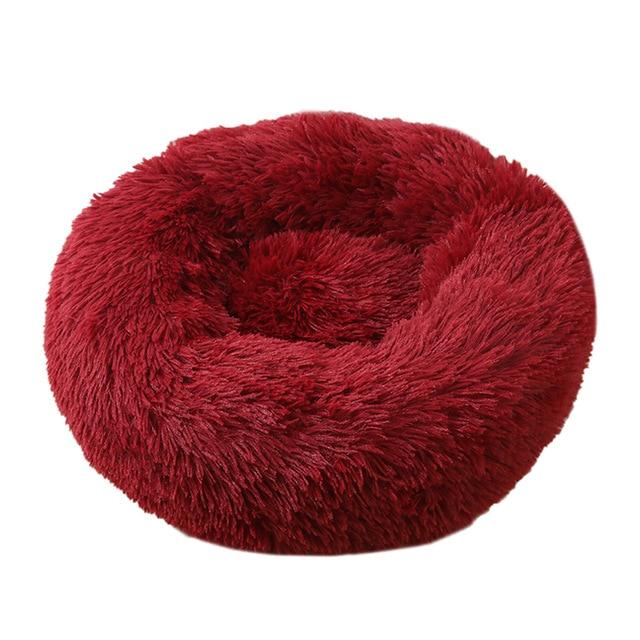 Calming High Stretch Soft Faux Bed for Dogs and Cats