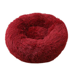 Calming High Stretch Soft Faux Bed for Dogs and Cats