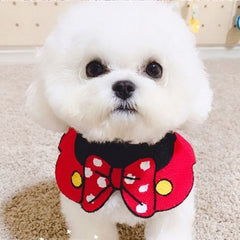 Polka Ribbon Cape Bandenas for Dogs Cats