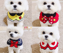 Heart Heart Cape Bandenas for Dogs Cats