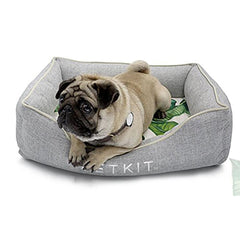 Instachew Memory Foam Reversible Cooling and Warming Pet Bed