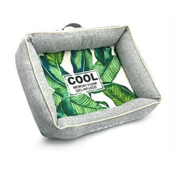Instachew Memory Foam Reversible Cooling and Warming Pet Bed