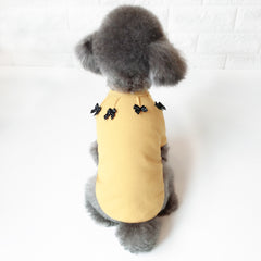 Ribbon T Shirt  For Small Dog Breeds (Yellow)